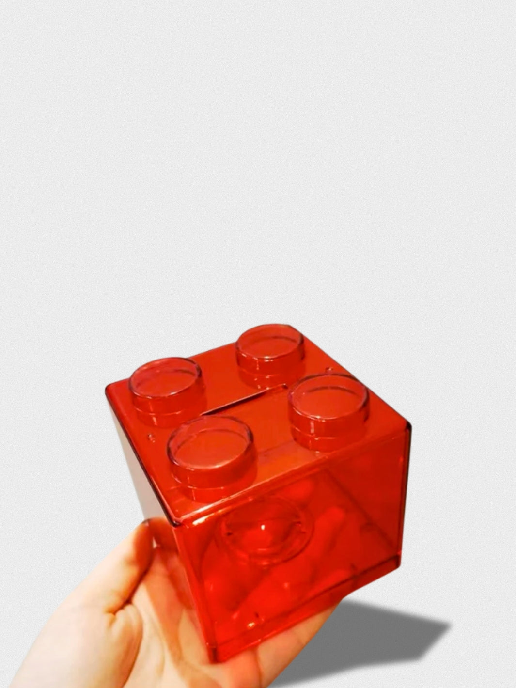Tirelire Lego Transparent