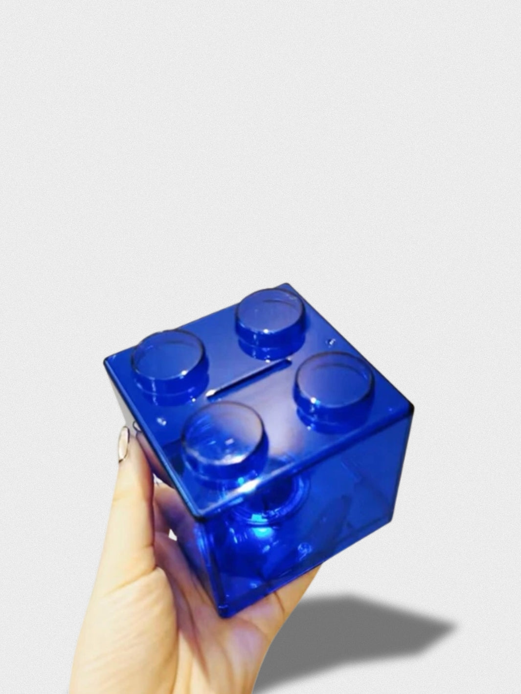 Tirelire Lego Transparent